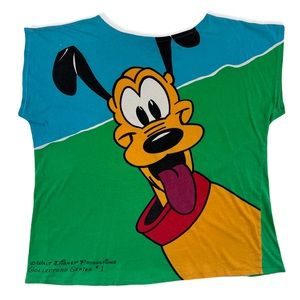 Vintage Pluto Walt Disney Productions Collector Series #1 Medium Mickey & Co Y2K